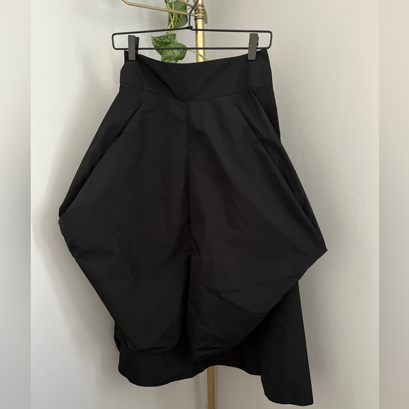 Zero + Maria Cornejo Black Geometric Skirt NWT ~ Size 2 - Picture 4 of 12